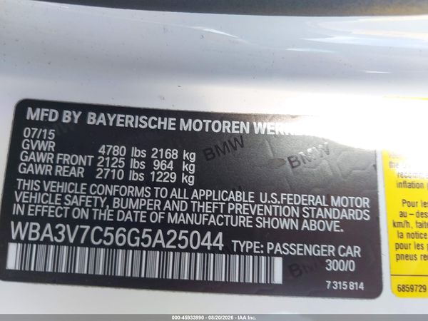 2016 BMW 428I