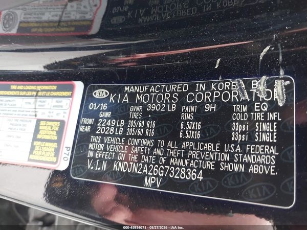 2016 KIA SOUL Plus