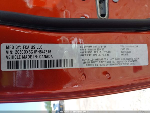 2023 DODGE CHARGER SXT