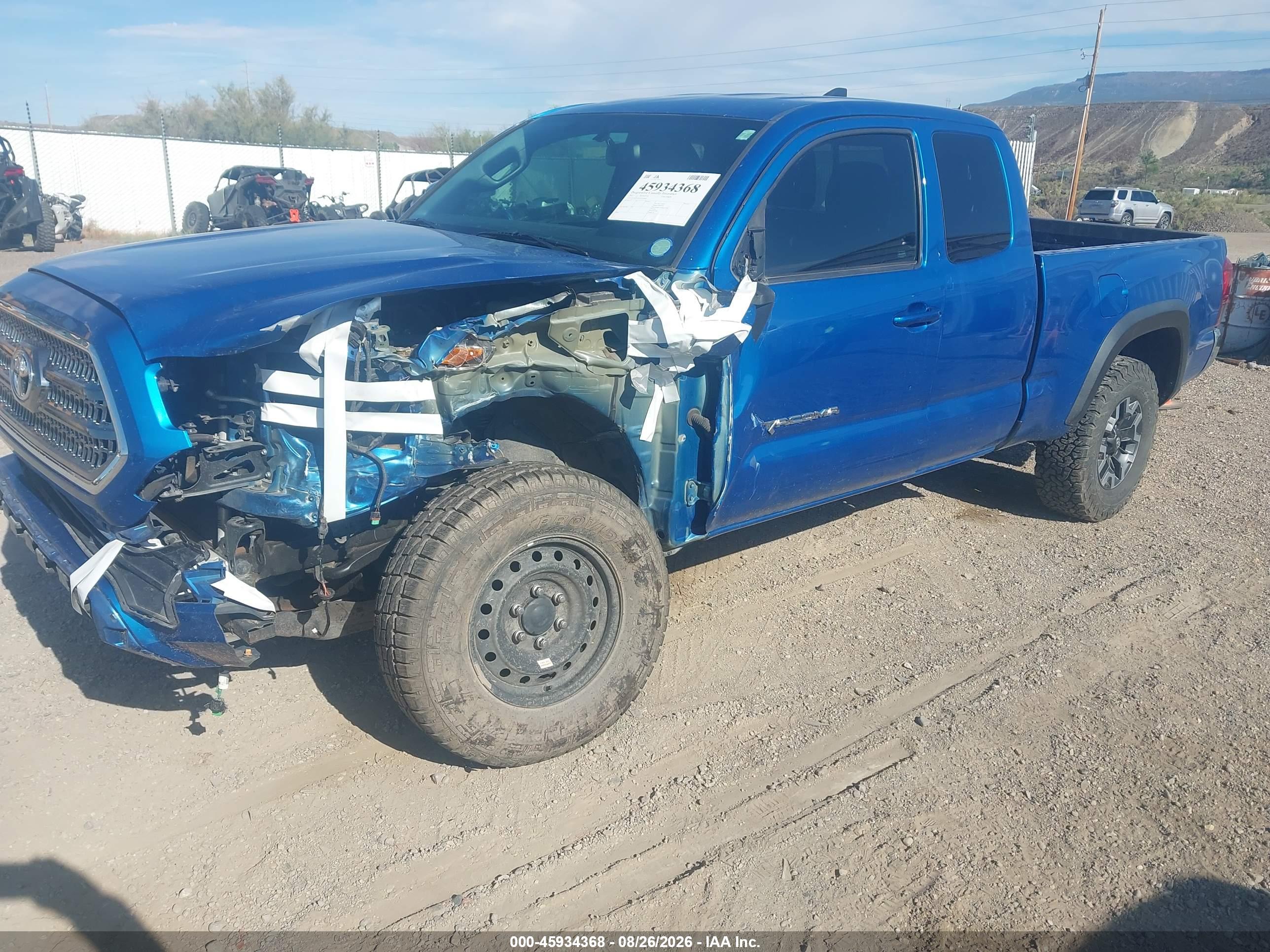 2017 TOYOTA TACOMA TRD OFF ROAD — I2
