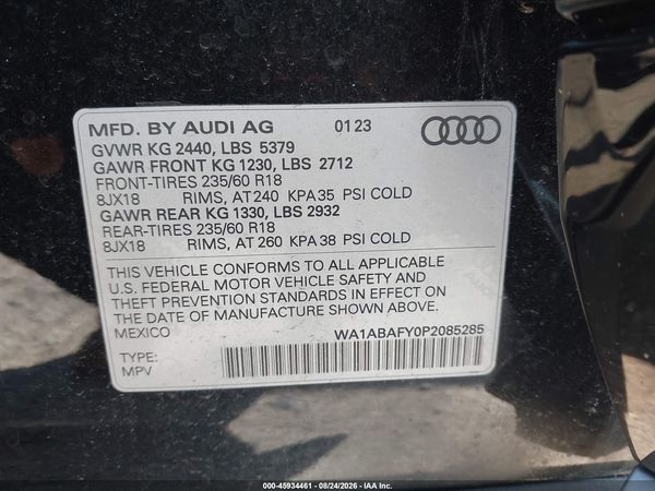2023 AUDI Q5 — I9