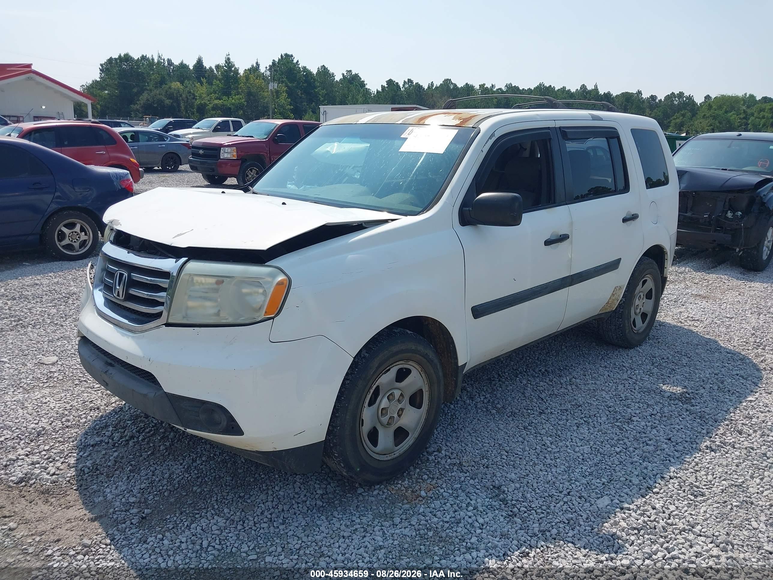 2015 HONDA PILOT LX — I2