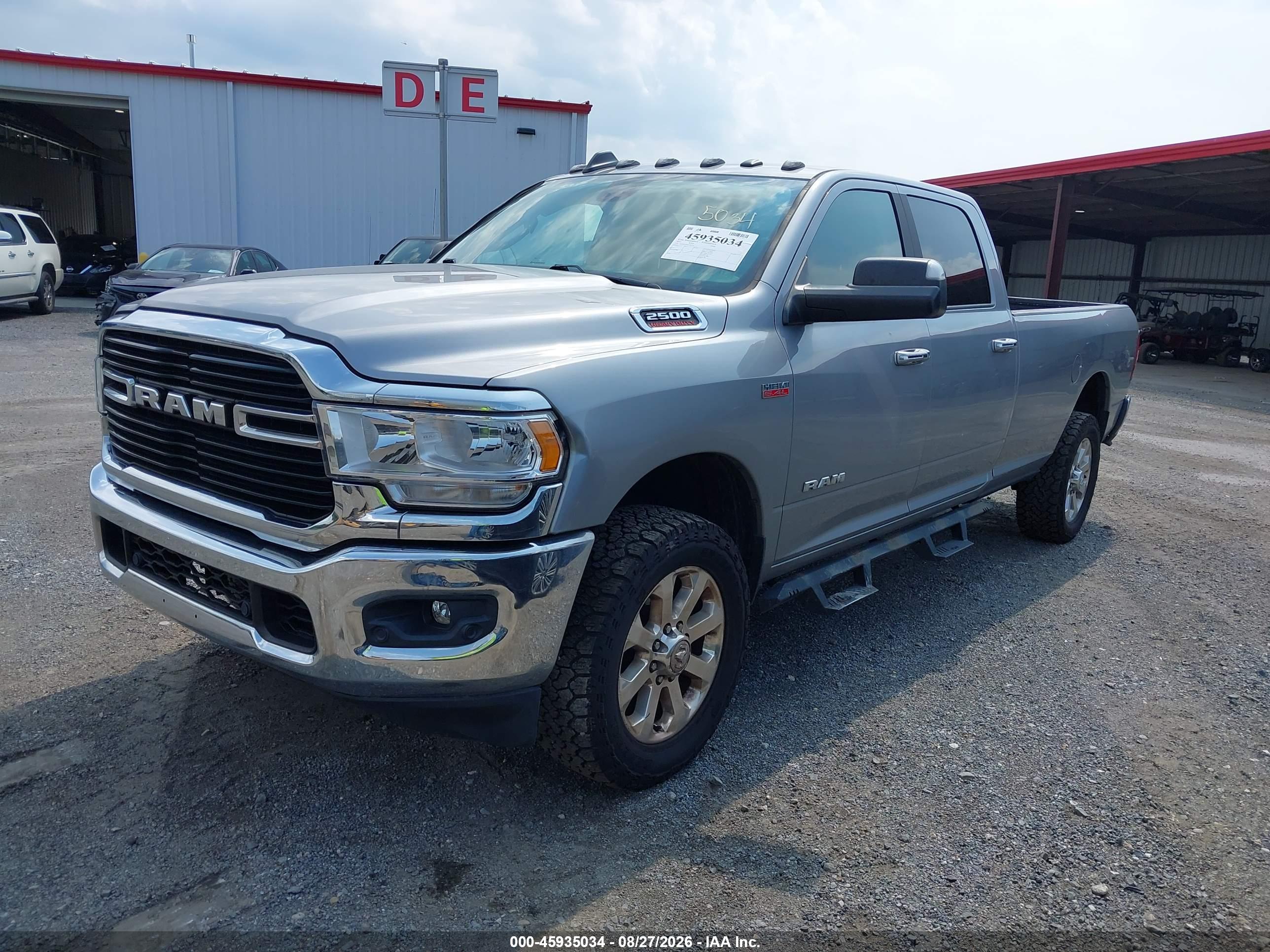 2019 RAM 2500 BIG HORN  4X4 8' BOX — I2
