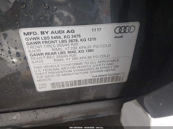 2018 AUDI Q5