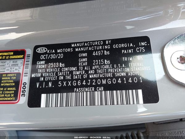 2021 KIA K5 GT-LINE