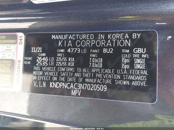 2022 KIA SPORTAGE EX — I9