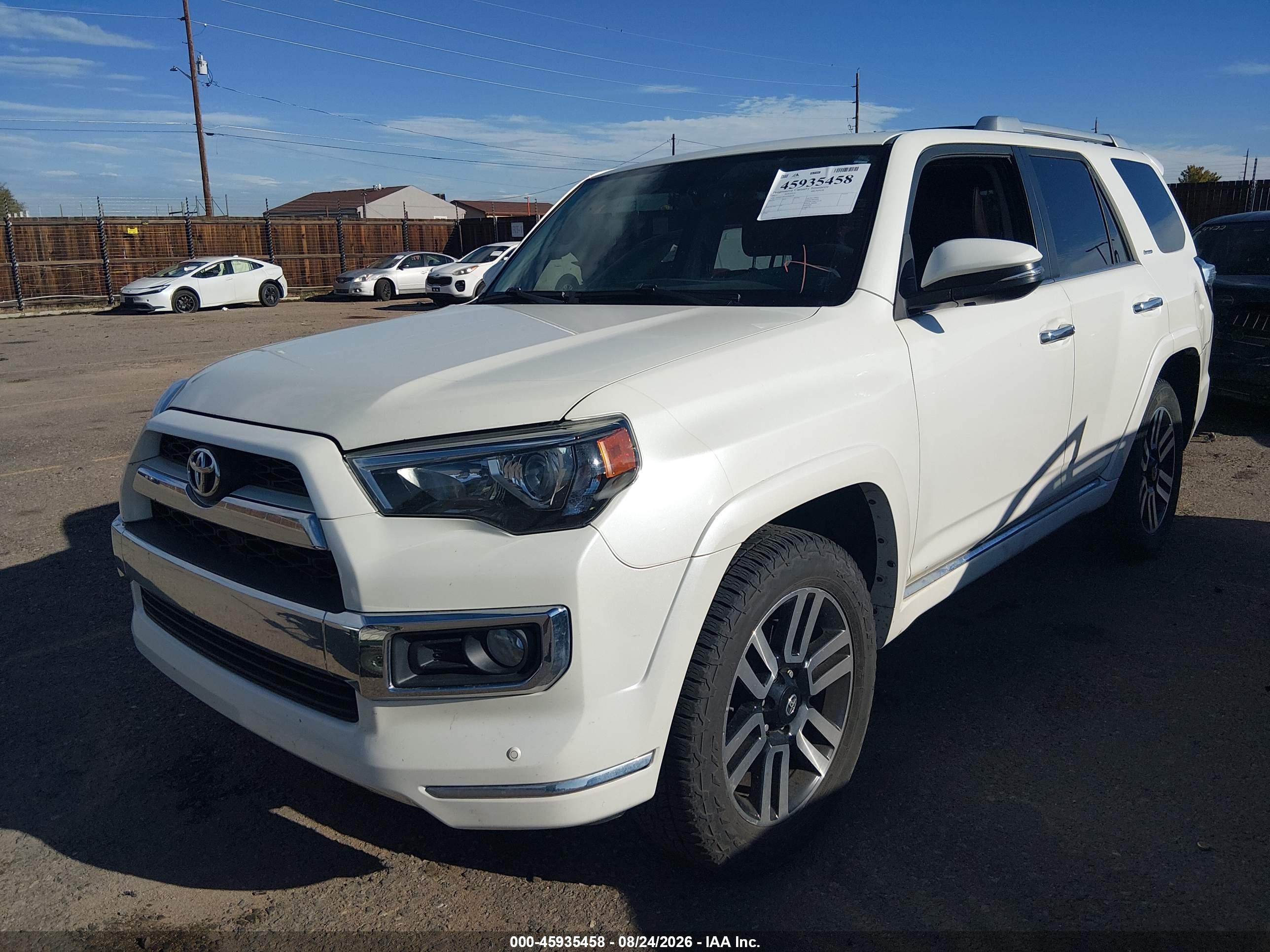 2017 TOYOTA 4RUNNER LIMITED — I2