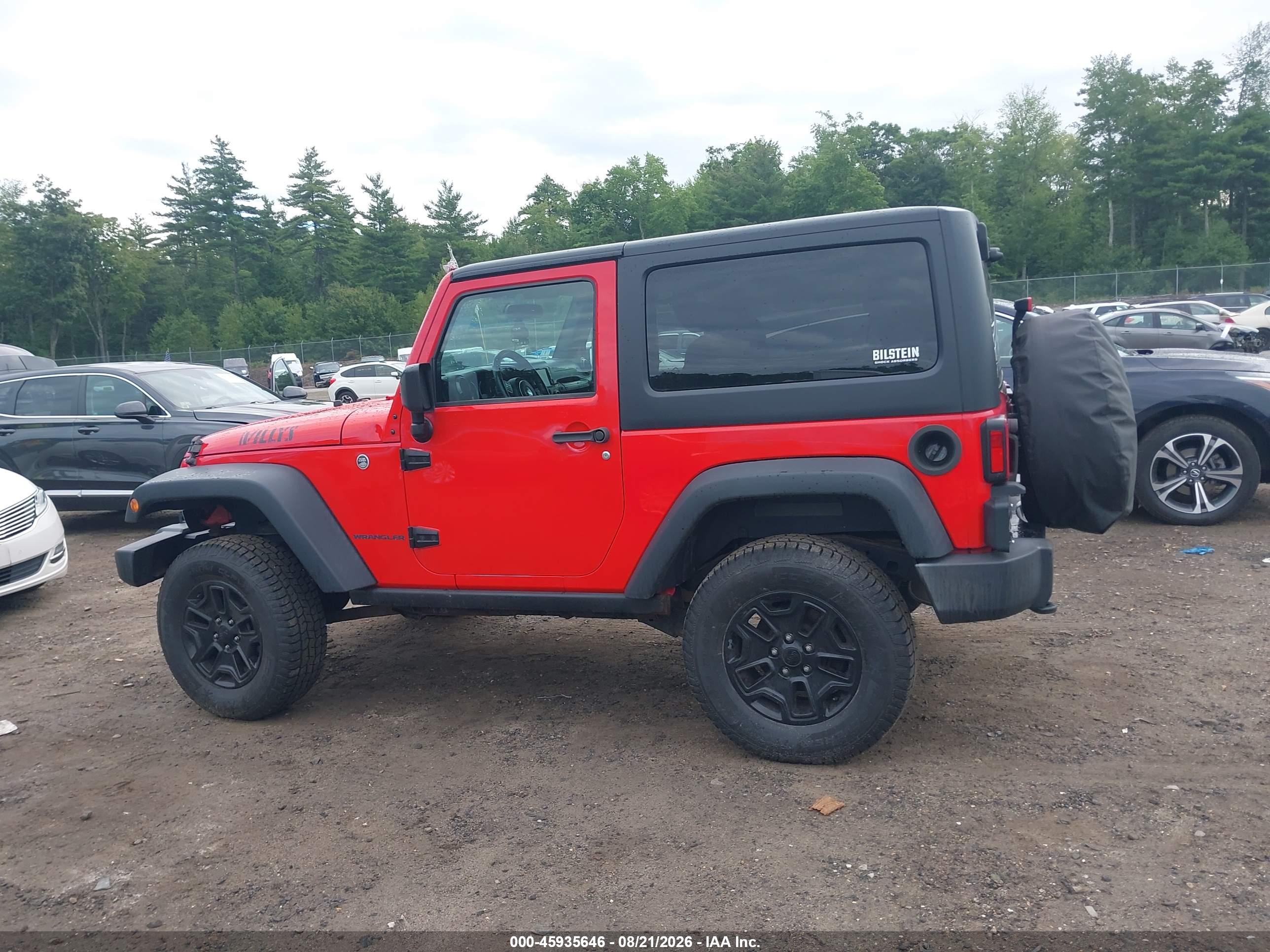 2016 JEEP WRANGLER WILLYS WHEELER