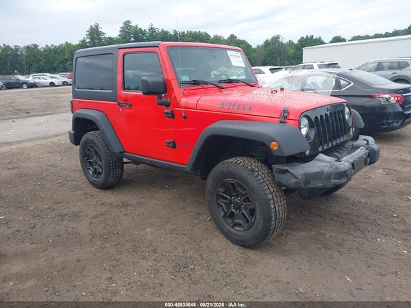 2016 JEEP WRANGLER WILLYS WHEELER