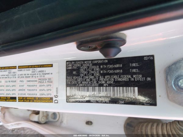 2016 LEXUS GX 460