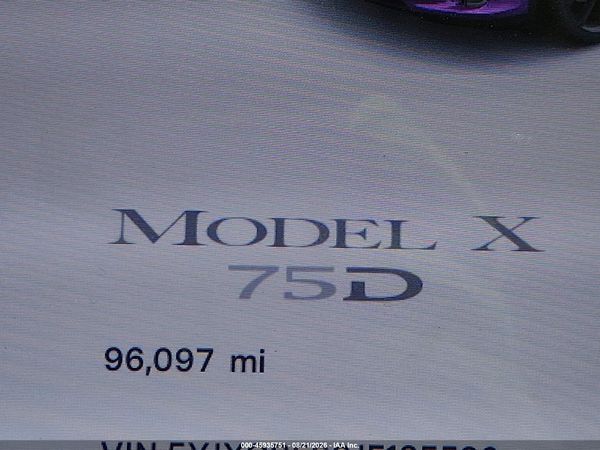 2018 TESLA MODEL X 100D/75D/P100D — I7