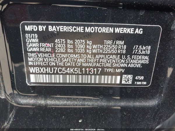 2019 BMW X1 SDRIVE28I