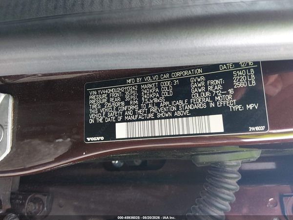 2017 VOLVO XC60 T5 INSCRIPTION