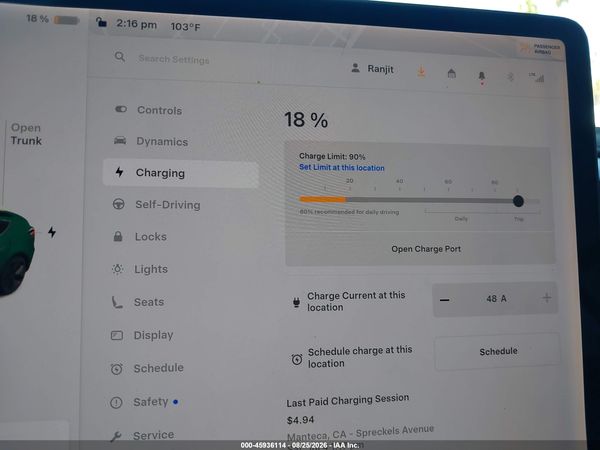 2020 TESLA MODEL 3