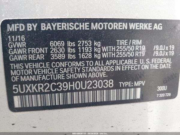 2017 BMW X5 SDRIVE35I