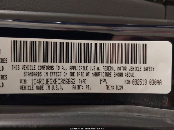 2014 DODGE DURANGO CITADEL