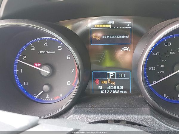 2018 SUBARU OUTBACK 2.5I LIMITED — I7