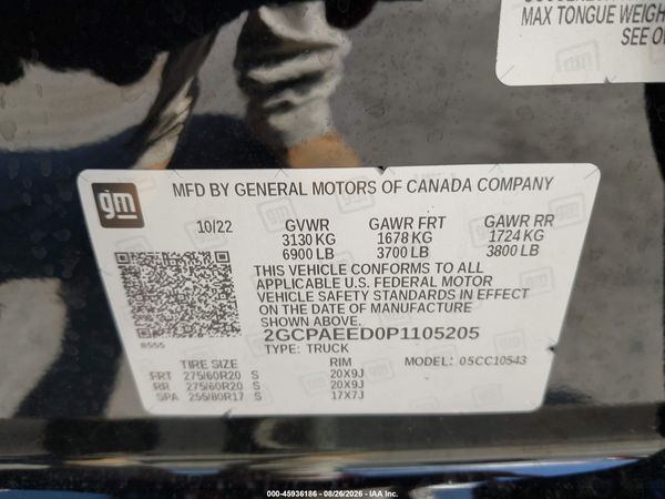 2023 CHEVROLET SILVERADO 1500 2WD  SHORT BED LTZ — I9