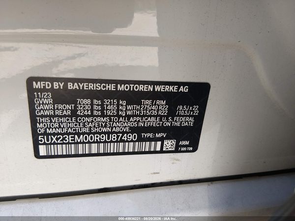 2024 BMW X7 XDRIVE40I