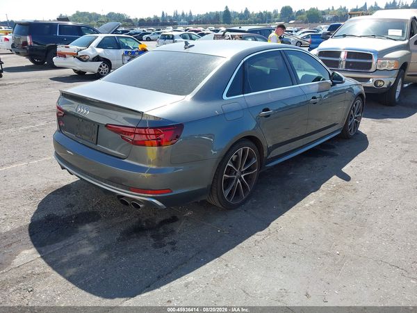 2018 AUDI S4 3.0T PREMIUM PLUS