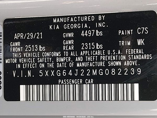 2021 KIA K5 GT-LINE