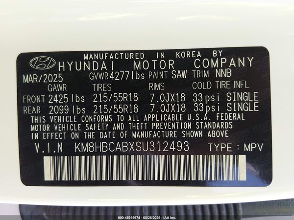 2025 HYUNDAI KONA SEL