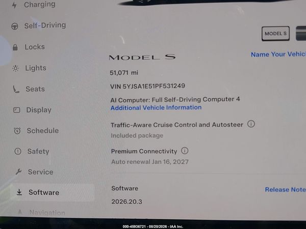 2023 TESLA MODEL S