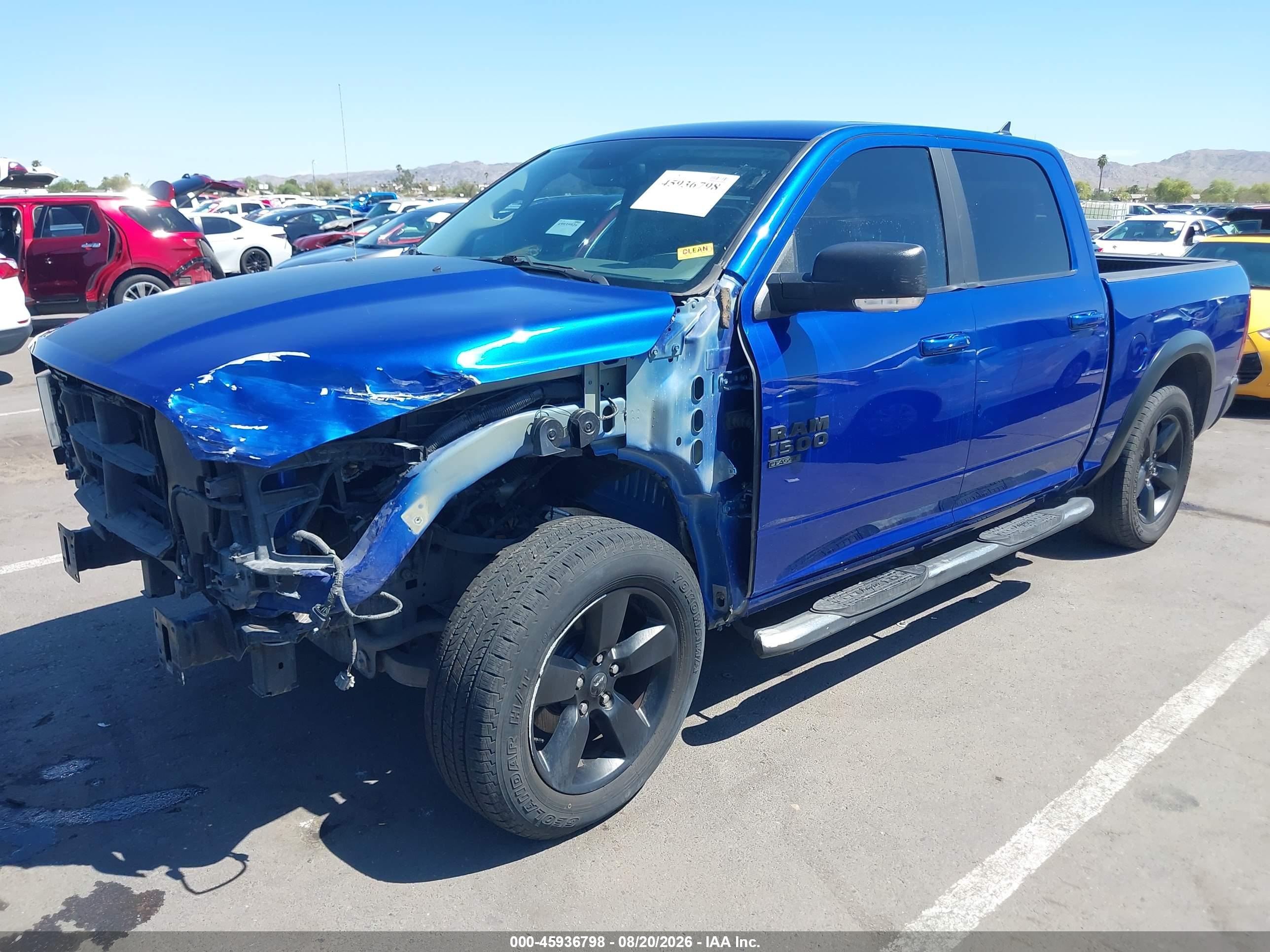 2019 RAM 1500 CLASSIC WARLOCK  4X2 5'7 BOX — I2