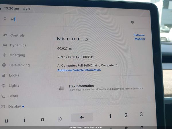 2023 TESLA MODEL 3 REAR-WHEEL DRIVE