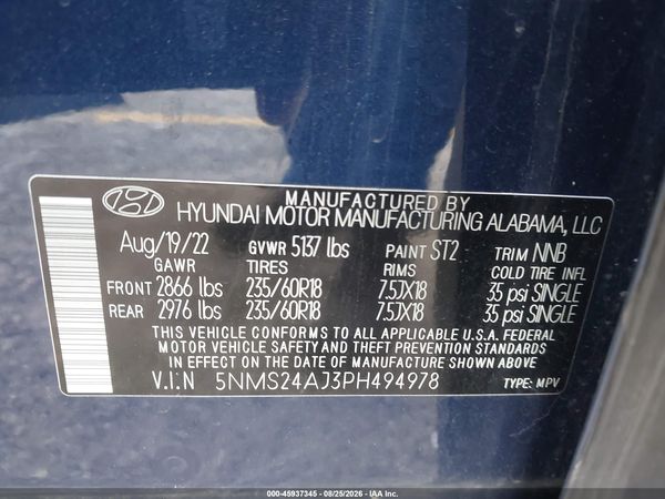 2023 HYUNDAI SANTA FE SEL