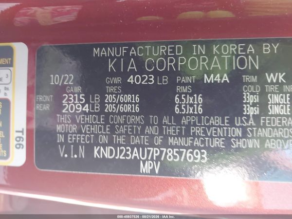 2023 KIA SOUL LX