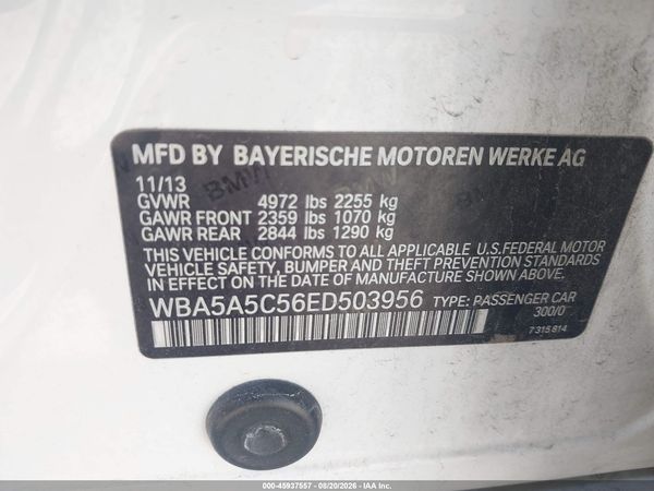 2014 BMW 528I
