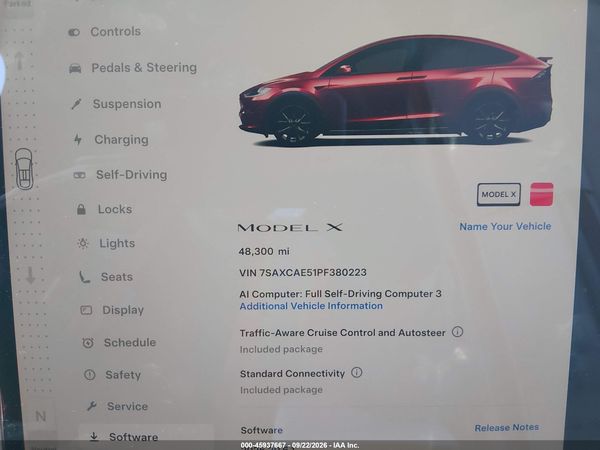 2023 TESLA MODEL X — I118