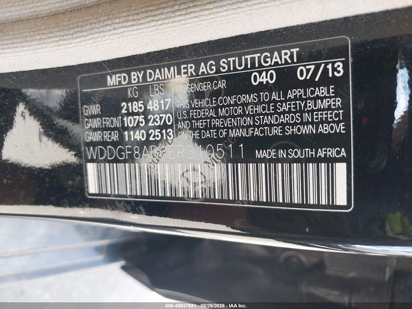 2014 MERCEDES-BENZ C 300 LUXURY 4MATIC