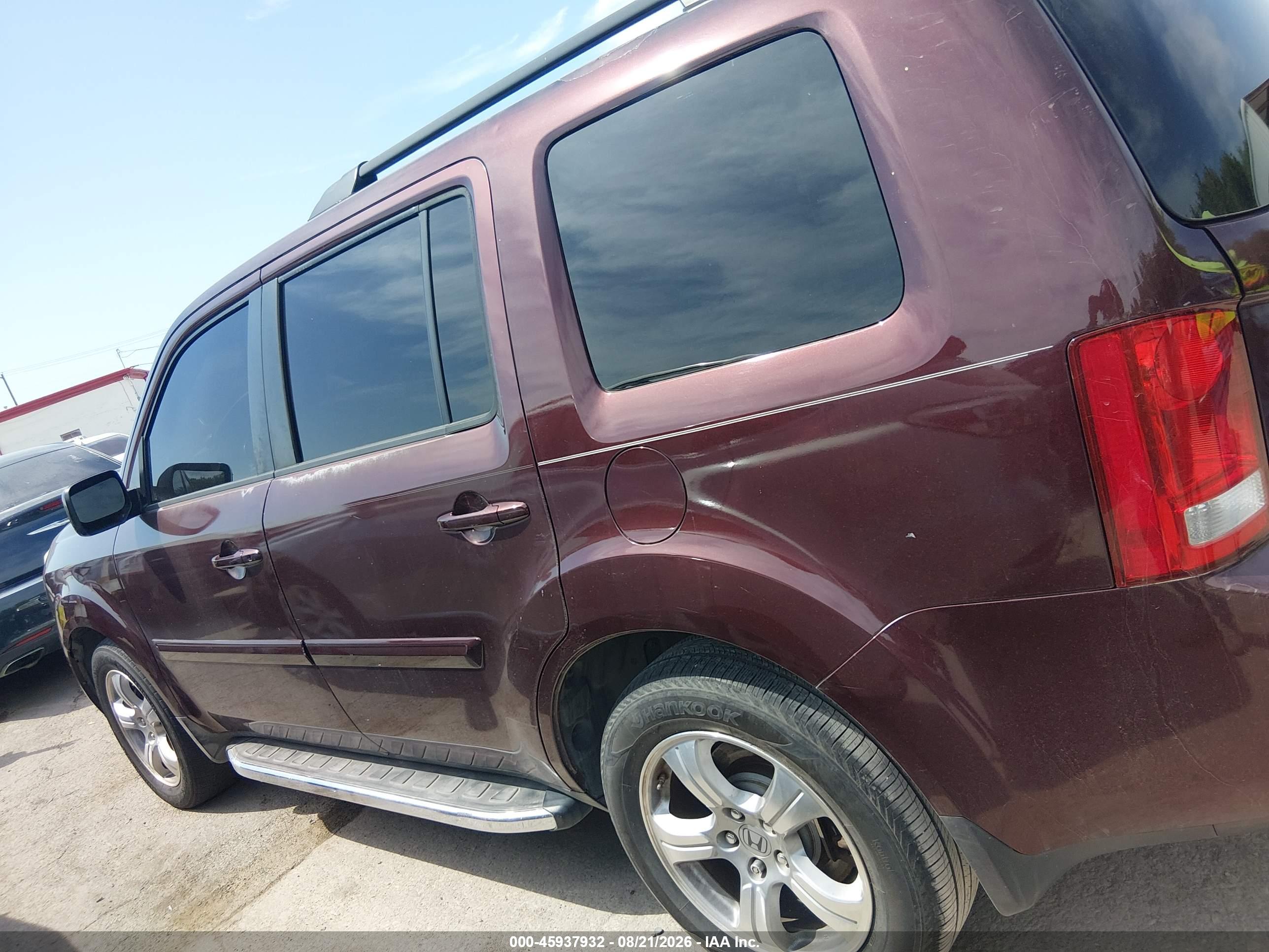 2012 HONDA PILOT EX-L