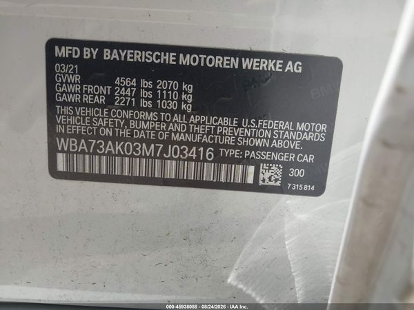 2021 BMW 228I GRAN COUPE XDRIVE