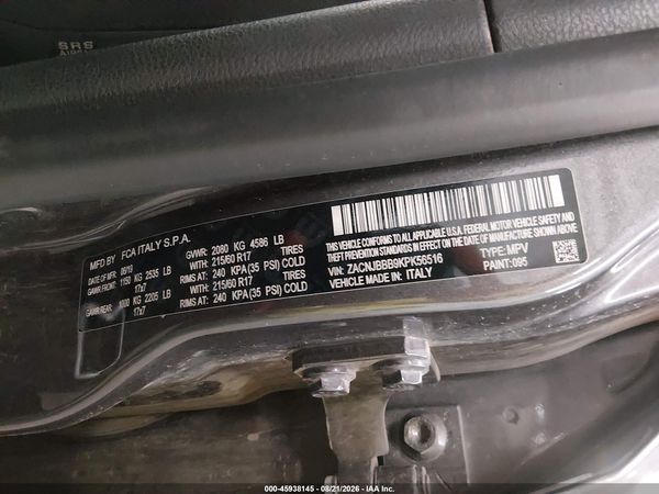 2019 JEEP RENEGADE ALTITUDE 4X4