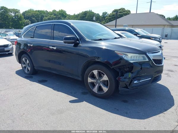 2016 ACURA MDX ACURAWATCH PLUS PACKAGE — I1