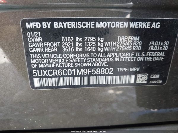 2021 BMW X5 XDRIVE40I