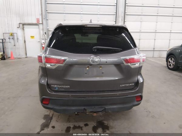 2016 TOYOTA HIGHLANDER LIMITED V6