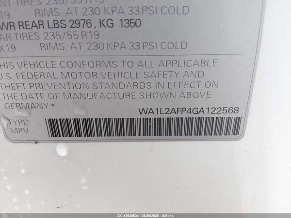 2016 AUDI Q5 2.0T PREMIUM
