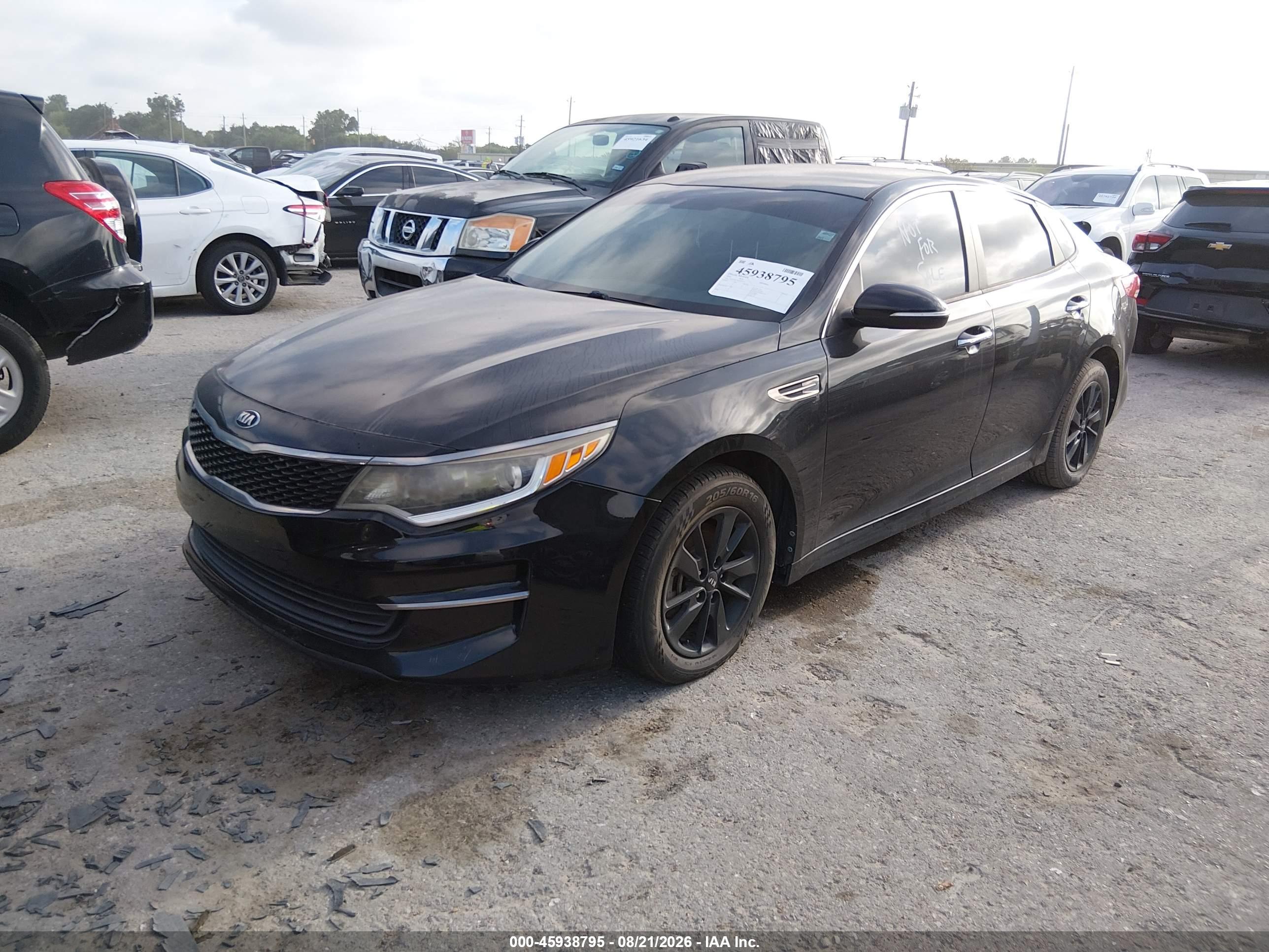 2016 KIA OPTIMA LX TURBO