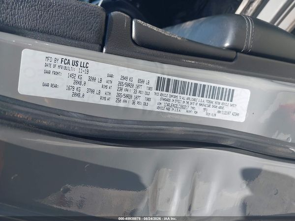2020 JEEP GRAND CHEROKEE ALTITUDE 4X2