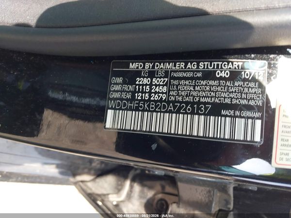 2013 MERCEDES-BENZ E 350 E350