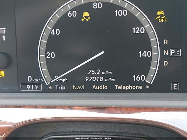 2012 MERCEDES-BENZ S 550 S550