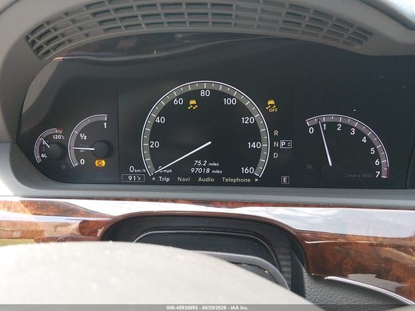 2012 MERCEDES-BENZ S 550 S550