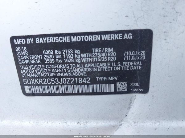 2018 BMW X5 SDRIVE35I