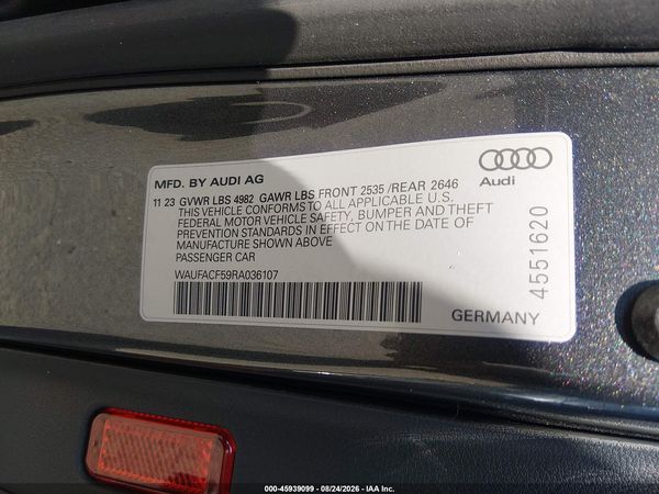 2024 AUDI A5 SPORTBACK — I9