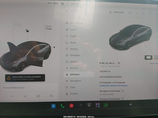 2018 TESLA MODEL 3 LONG RANGE/MID RANGE