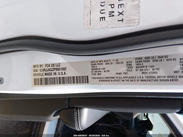 2023 JEEP GRAND CHEROKEE L LAREDO 4X2